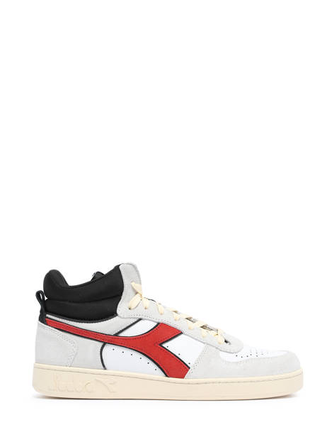 Sneakers Mid Magic En Cuir Diadora Rouge men 94307060