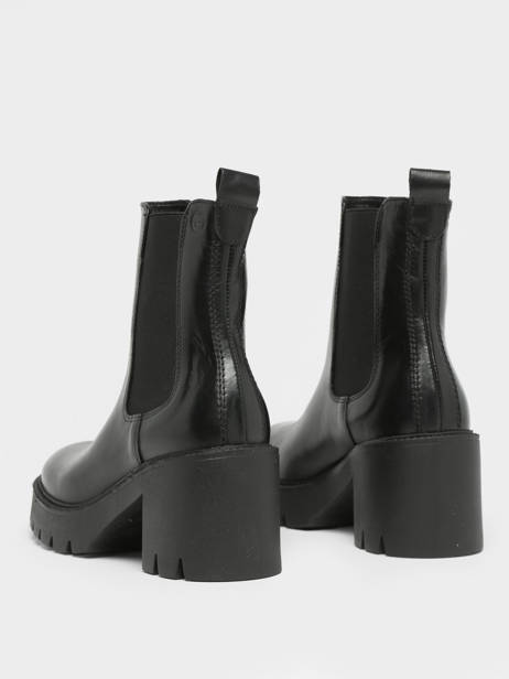 Chelsea Boots à Talon En Cuir Tamaris Noir women 41 vue secondaire 4