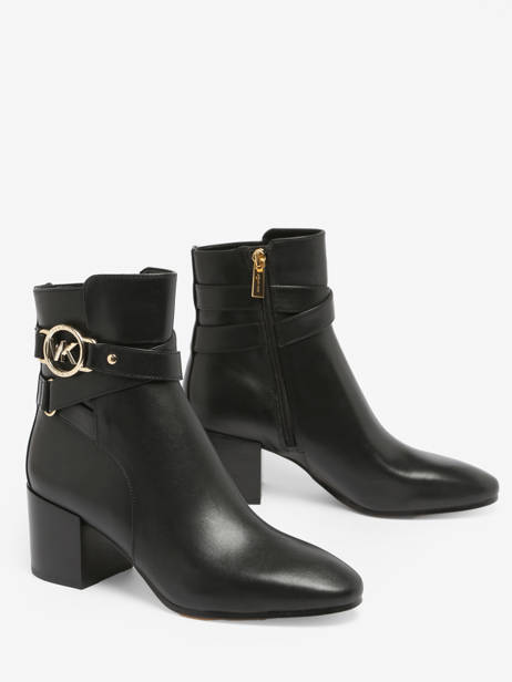 Bottines à Talon Rory En Cuir Michael kors Noir women F2ROME7L vue secondaire 3