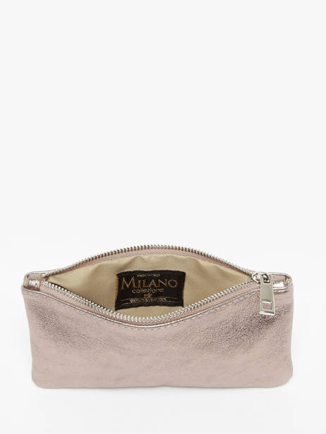 Leather Nine Pouch Milano Brown nine NI23063N other view 1