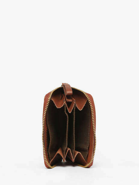 Coin Purse Heritage Leather Biba Brown heritage BT12 other view 2