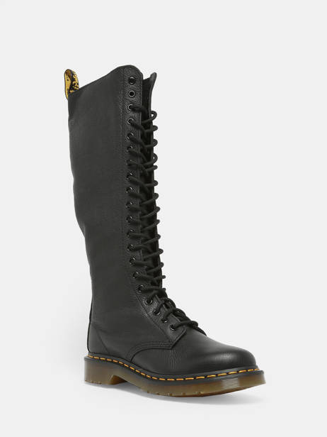 Bottines 1b60 Virginia En Cuir Dr martens Noir women 23889001 vue secondaire 1