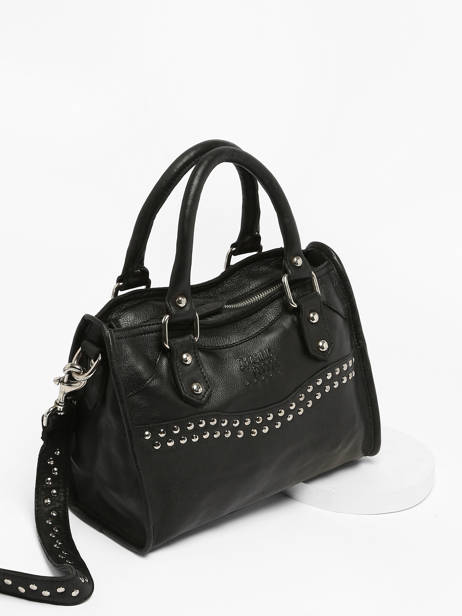 Sac Bandoulière Glam Cuir Basilic pepper Noir glam BGLA72 vue secondaire 3