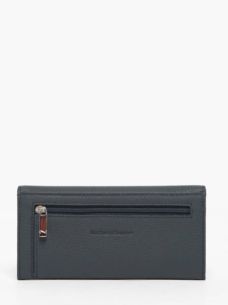 Leather N City Continental Wallet Nathan baume Blue original n 185N other view 2