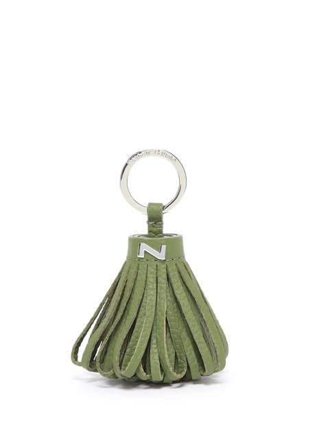 Leather Dahlia Key Chain Nathan baume Green original n 100100N