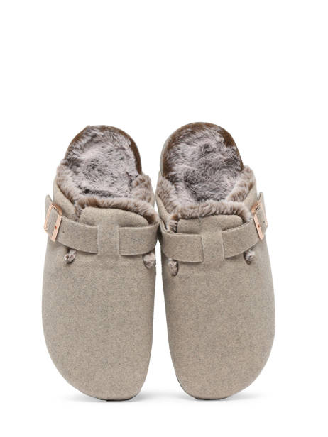 Slippers Isotoner Beige women 97388