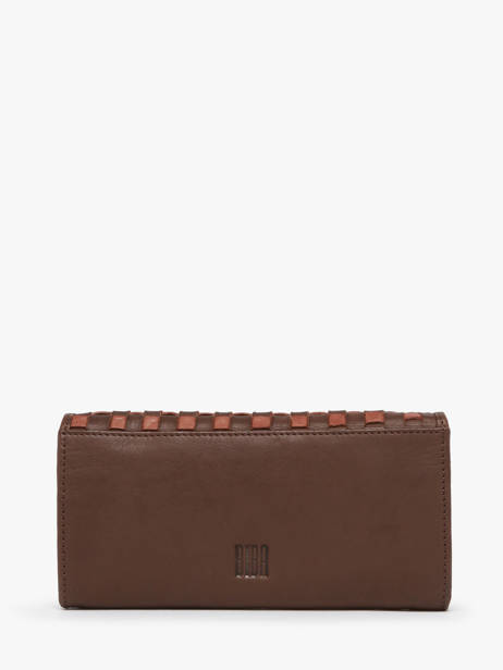 Portefeuille Cuir Biba Marron heritage KA3 vue secondaire 2