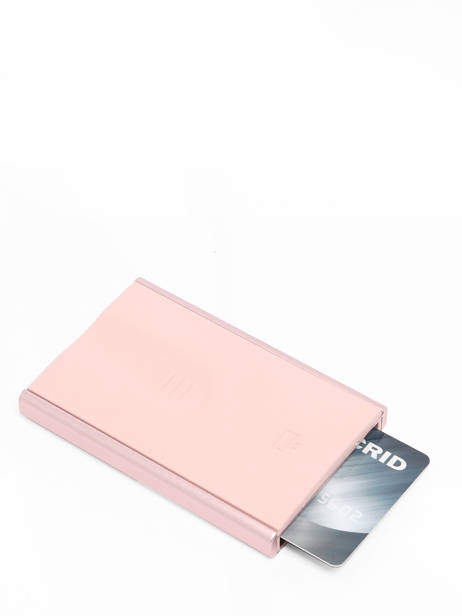 Porte-cartes Ogon Rose matte MAT vue secondaire 1