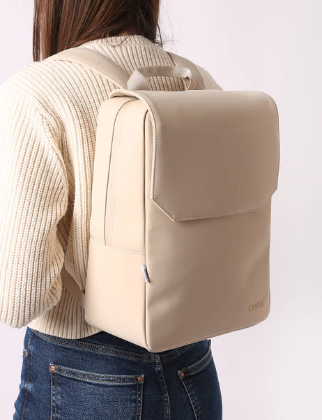 Sac à Dos Nuitée Cluse Beige backpack CX036 vue secondaire 1