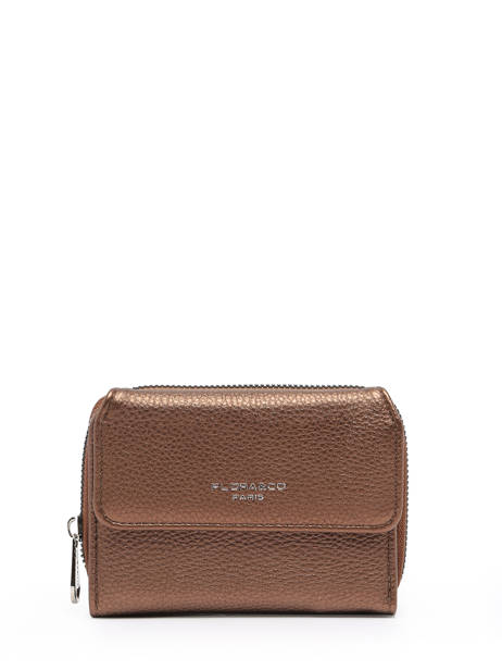 Compact Zip Wallet Classic Miniprix Brown grained H6012