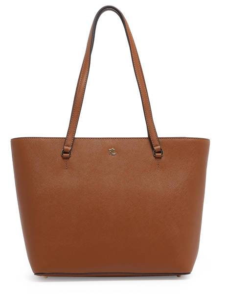 Sac Porté épaule Medium Karly Cuir Lauren ralph lauren Marron karly 31924351