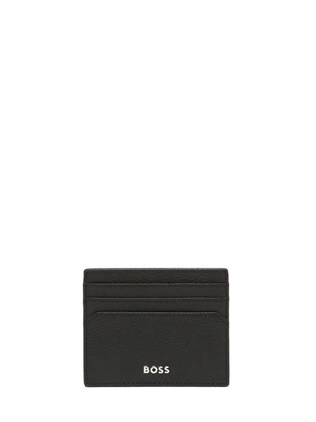 Leather Iconic Card Holder Hugo boss grained HLC416A