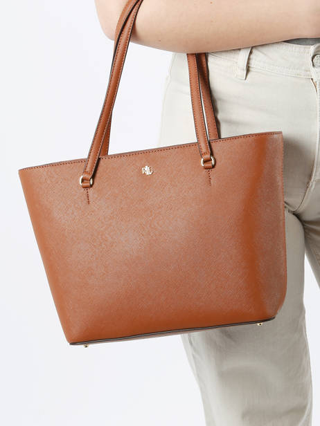 Sac Porté épaule Medium Karly Cuir Lauren ralph lauren Marron karly 31924351 vue secondaire 1