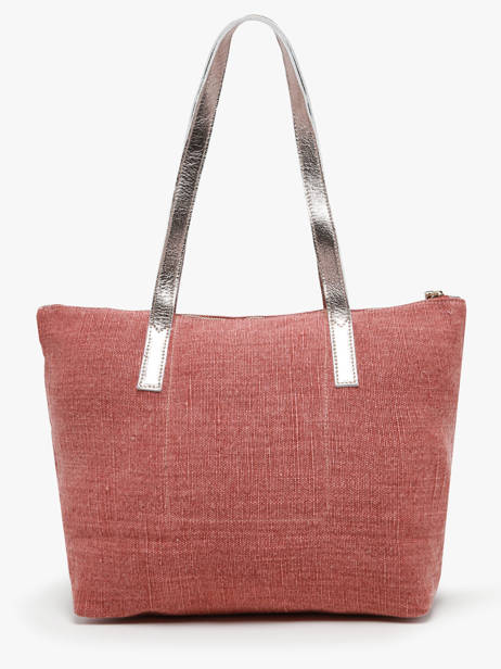 Linnen Livia Tote Bag Etrier Red livia lin ELLI040M other view 4