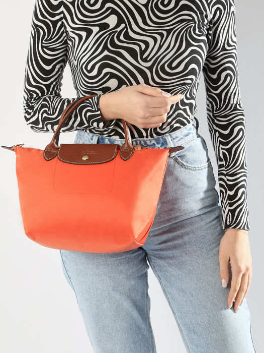 Longchamp Le pliage original Sacs porté main Orange