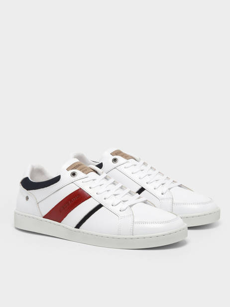 Sneakers En Cuir Redskins Blanc men IXIAN vue secondaire 2