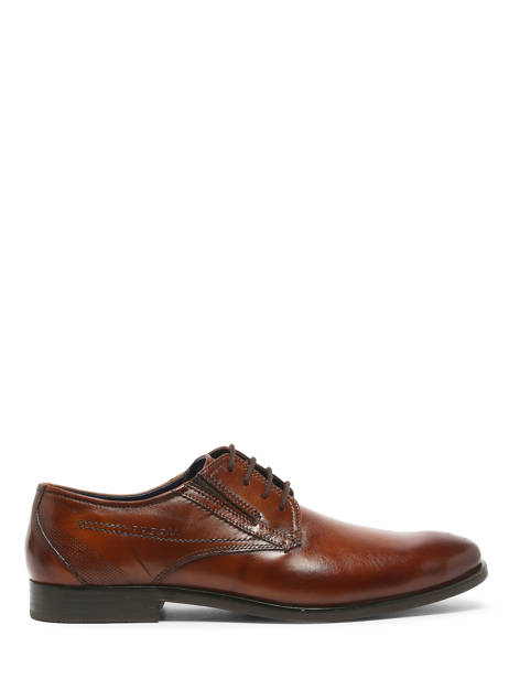 Chaussures De Ville En Cuir Bugatti Marron men 31119605