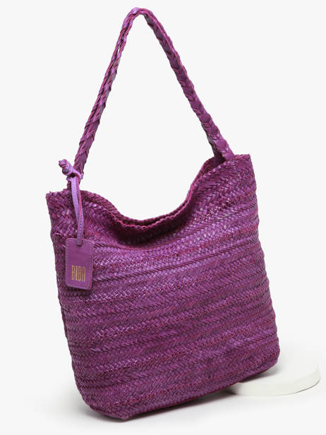 Sac Porté épaule Heritage Cuir Biba Violet heritage RUB1L vue secondaire 2