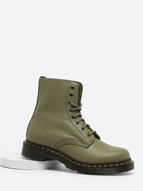 Boots 1460 Pascal In Leather Dr martens Green women 31693357 other view 1