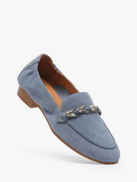 Mocassins Zanga En Cuir Mam'zelle Bleu women CSIRK28 vue secondaire 1