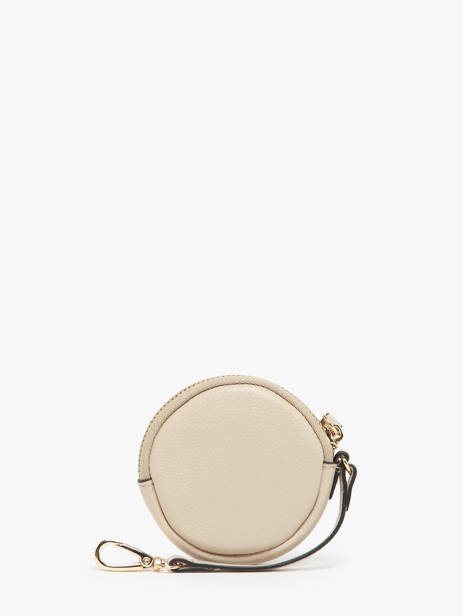 Round Leather Tradition Coin Purse Etrier Beige tradition ETRA402M other view 2
