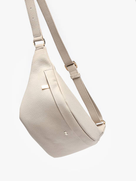 Sac Banane Large Derby Cuir Nathan baume Beige n city 24 vue secondaire 2