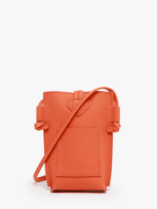 Longchamp Roseau Ipod case / cd holder Orange