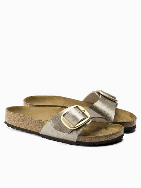 Mules Madrid Big Buckle Birkenstock Beige women 1016237 vue secondaire 4