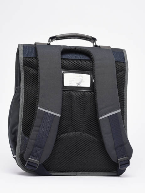 2-compartment Backpack Cameleon Blue vintage urban PBVBSD39 other view 5