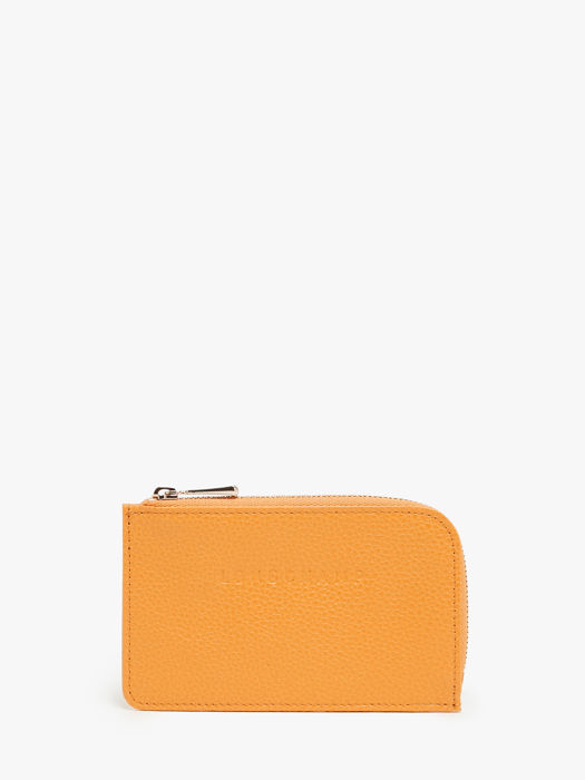 Longchamp Le foulonné Bill case / card case Orange