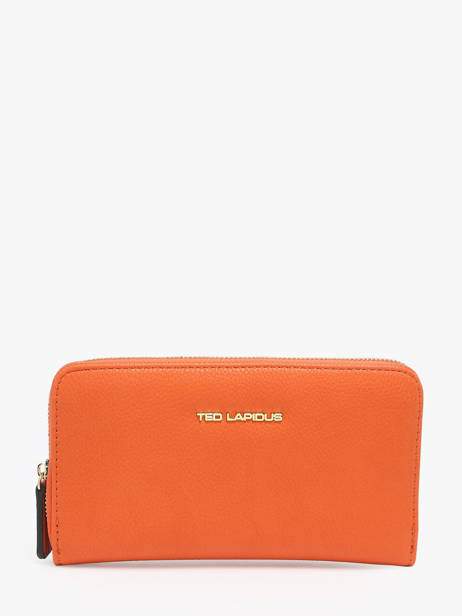 Portefeuille Ted lapidus Orange jara TLMQ1501