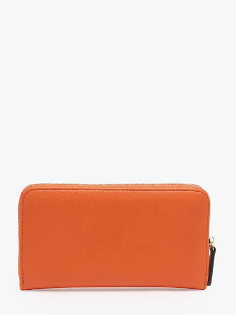 Wallet Ted lapidus Orange jara TLMQ1501 other view 2