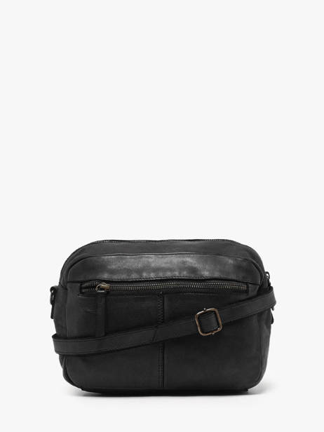 Sac Bandoulière Heritage Cuir Biba Noir heritage BT24 vue secondaire 4