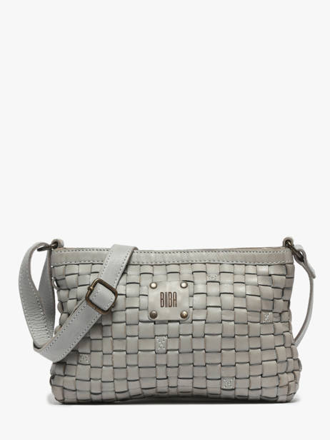 Leather Crossbody Bag Heritage Biba Gray heritage KA9