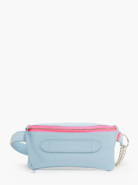 Sac Ceinture Coachella Cuir Vernis Froissé Marie martens Bleu coachella VRF