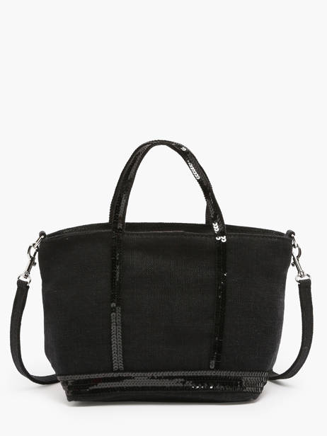 Sac Bandoulière Baby Cabas Lin Paillettes Vanessa bruno Noir cabas lin 31V40410