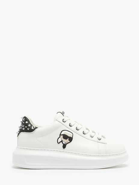 Sneakers En Cuir Karl lagerfeld Blanc women KL62529N