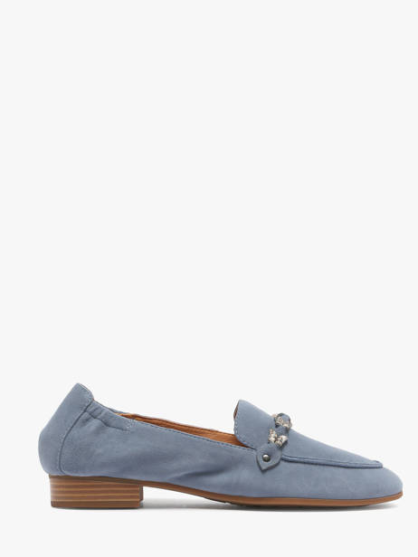 Mocassins Zanga En Cuir Mam'zelle Bleu women CSIRK28