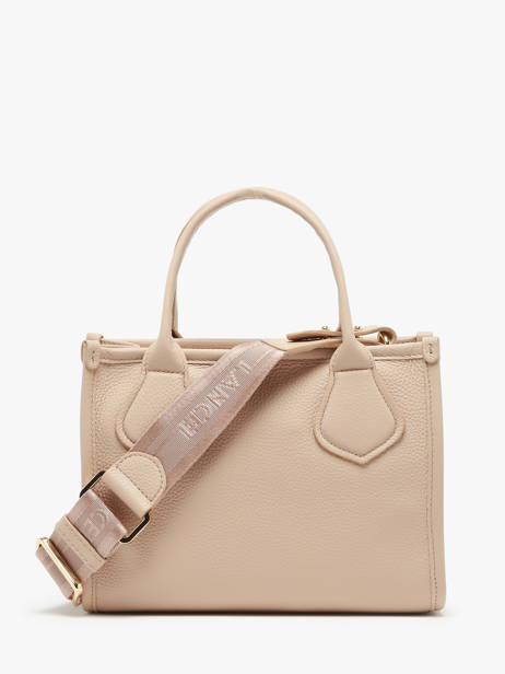 Cabas Zippé S Jour Cuir Lancel Beige jour A12995 vue secondaire 4