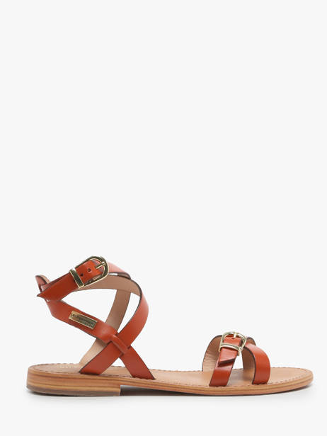 Sandales Hepana En Cuir Les tropeziennes Rouge women HEPANA