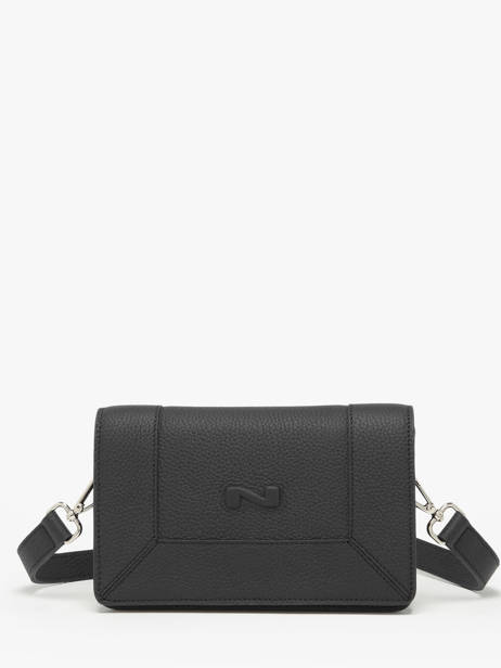 Leather Maastricht Crossbody Bag Nathan baume Black mondrian 4