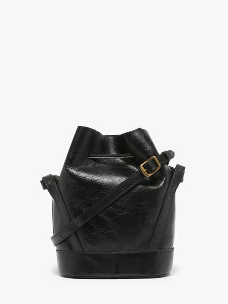 Leather L'artisan Éclipse Bucket Bag Paul marius Black vintage ARTISAN other view 4