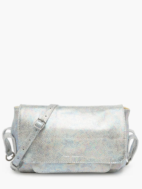 Leather Diane S Granite Crossbody Bag Paul marius Silver granite DIANSGRA