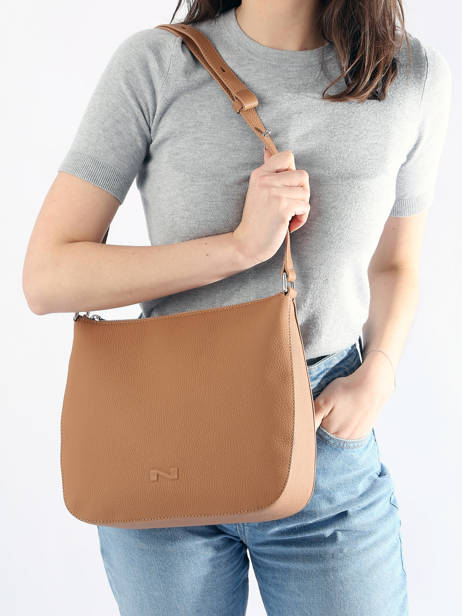 Leather Lou Shoulder Bag Nathan baume Brown egee 5 other view 1