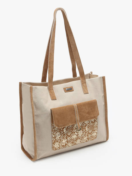 Shopping Bag Mahe Cotton Les tropeziennes Beige mahe TZ02 other view 2