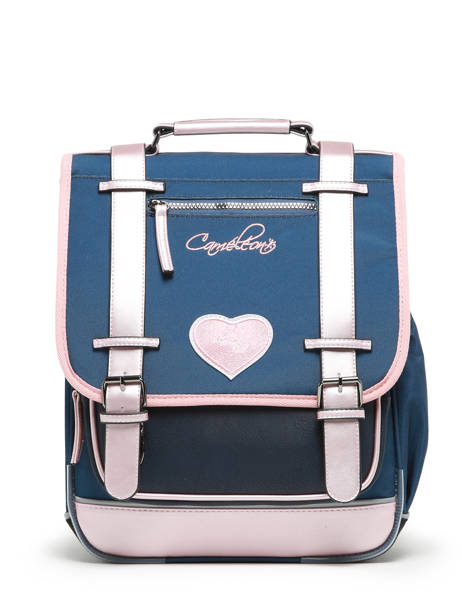 2-compartment Vintage Fantasy Backpack Cameleon Blue vintage fantasy SD39 other view 6