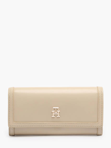 Wallet Tommy hilfiger Beige th city AW15747