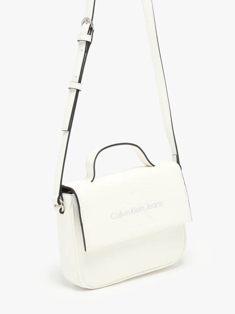 Sac Bandoulière Sculpted Calvin klein jeans Blanc sculpted K610829 vue secondaire 2