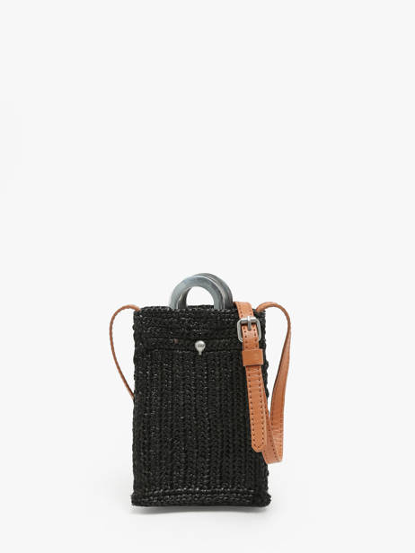 Crossbody Bag L'atelier Du Crochet Le voyage en panier Black l'atelier du crochet AM776