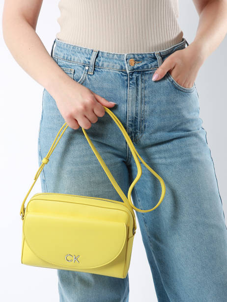 Shoulder Bag Ck Daily Calvin klein jeans Yellow ck daily K611914 other view 1